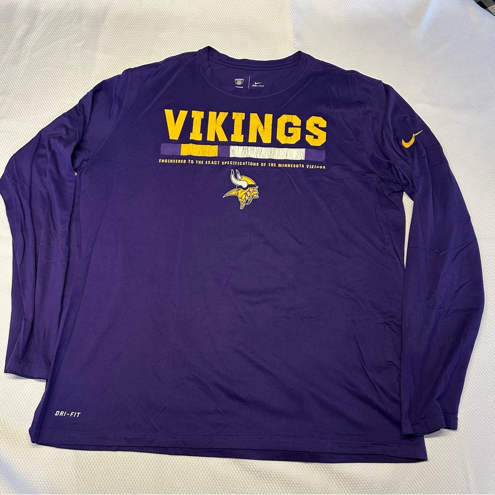Minnesota Vikings NFL Nike Purple Dri-Fit Training Shirt